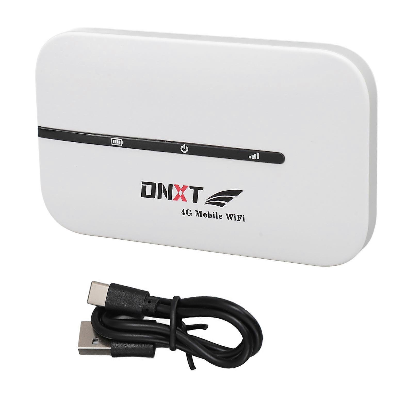 4G WiFi Router Supports 10 Connected Devices, 150Mbps High Speed Portable 4G LTE WiFi Mobile Hotspot for Outdoor Travel