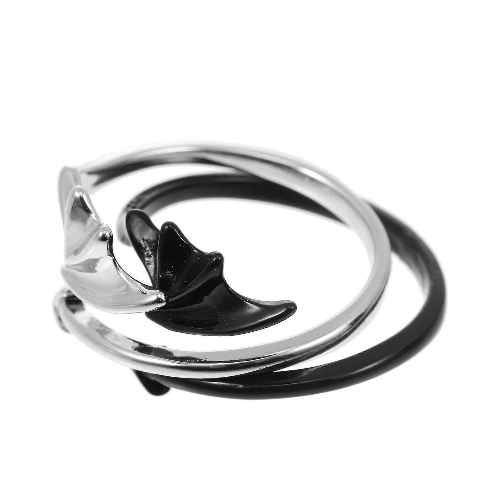 Cool Rings Open Finger Design for Couples Daily Life Copper 2Pcs