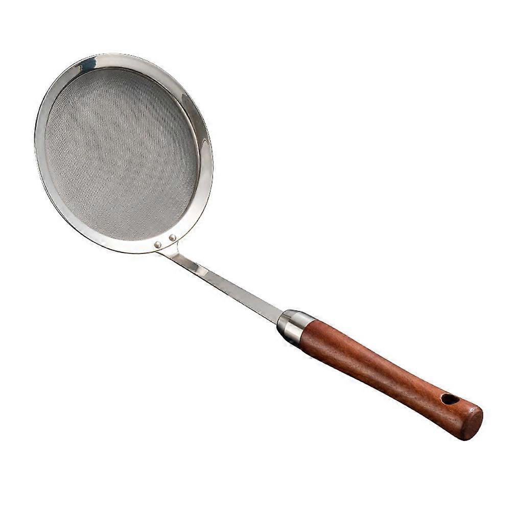 Stainless Steel Oil Skimmer Strainer Multi-Functional Filter Square Mesh Long Handle Home Cooks 32.5X11.5X1CM 1 Piece