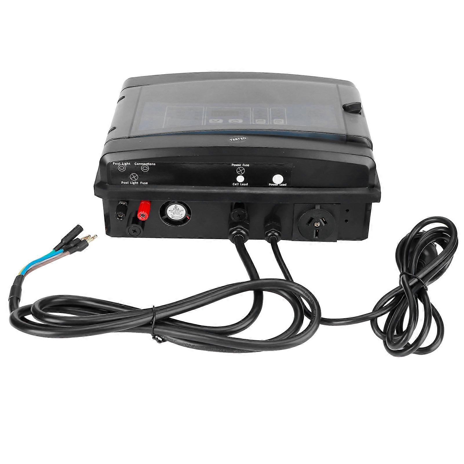 50g/H Electrolytic Salt Chlorine Machine 100W Chlorine Generator for Swimming Pool SPA 230-240VAU Plug