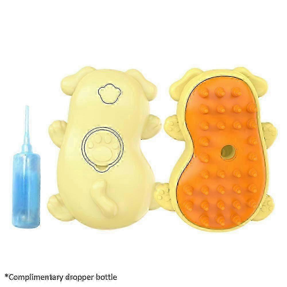 Electric Cat Steam Brush for Removing Tangled and Loose Pet Hair Cleaning Comb