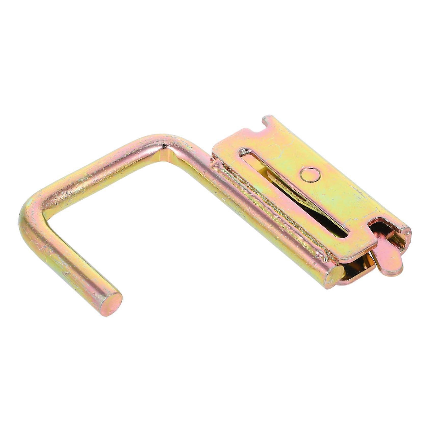 E Track Hook Galvanized Iron Load Securing E-Track Compatible Rail Protection Buckles For Garages And Trailers