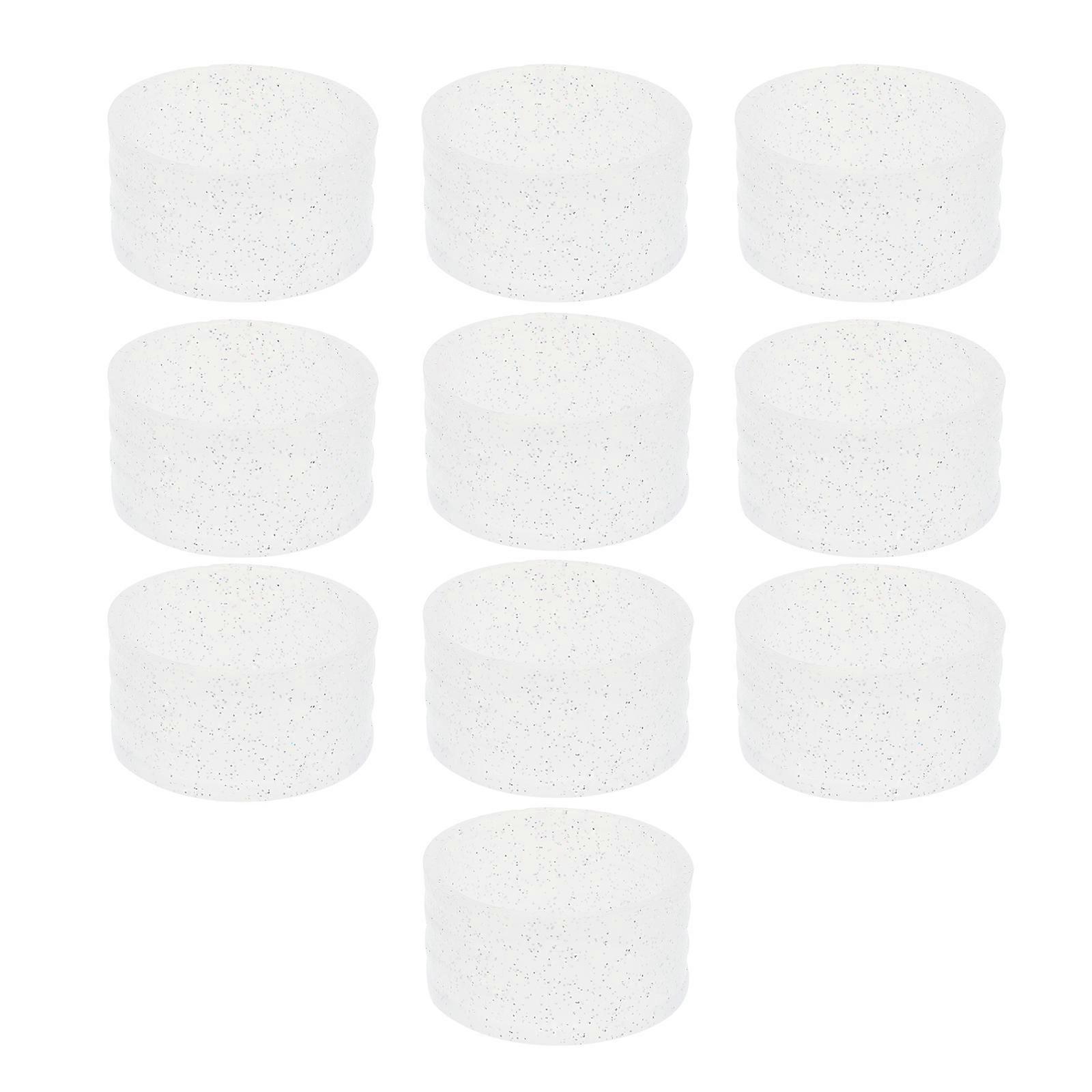 Silicone Tennis Racket Grip Rings 10pcs Non Slip Dampeners for Enhanced Stability, Sweat Absorption, and All Weather Performance