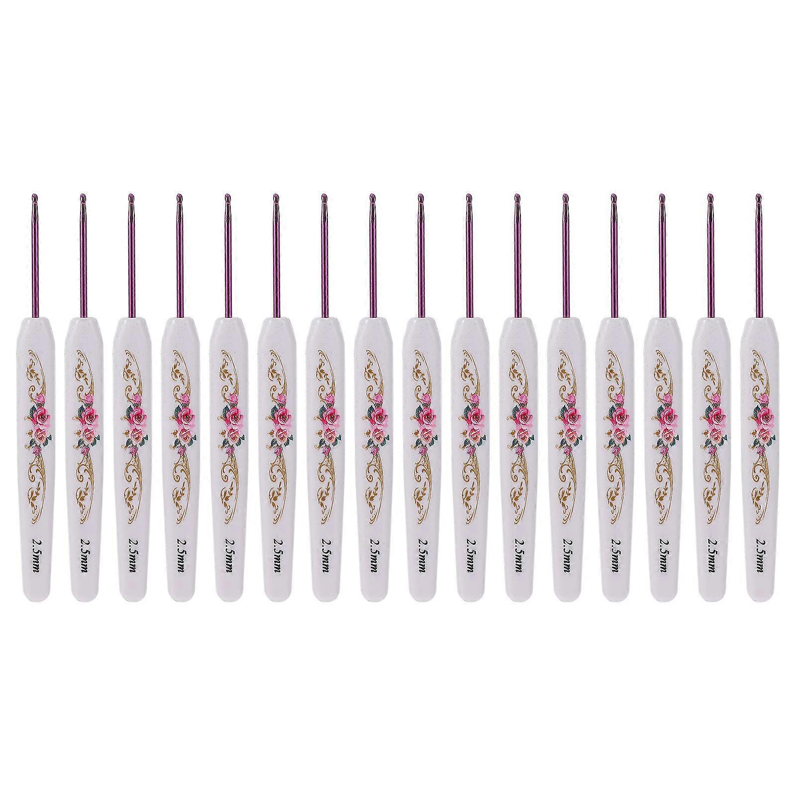 16pcs Crochet Hooks Kit With Storage Bag Ergonomic Knitting Needles For Beginners Experienced For Blankets