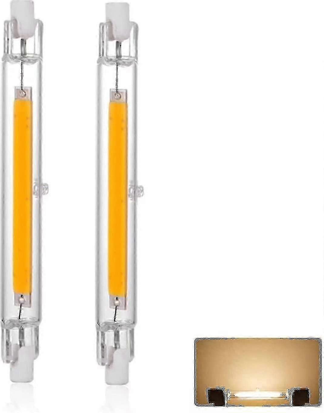 Ampoule LED R7s 118 mm 30 W à intensité variable, blanc chaud 3 000 K, 3 000 lm, linéaire, remplace une lampe halogène J118 300 W, 360 ° [offre spéciale !]