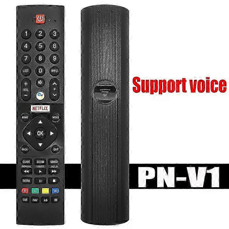 Voice Remote Compatible with 4K HDR Android TVs for Certain Brands: TX-43GXR600, TH-32GS550V, TH-43GX650S, TH-49GX650K, TH-75GX650L