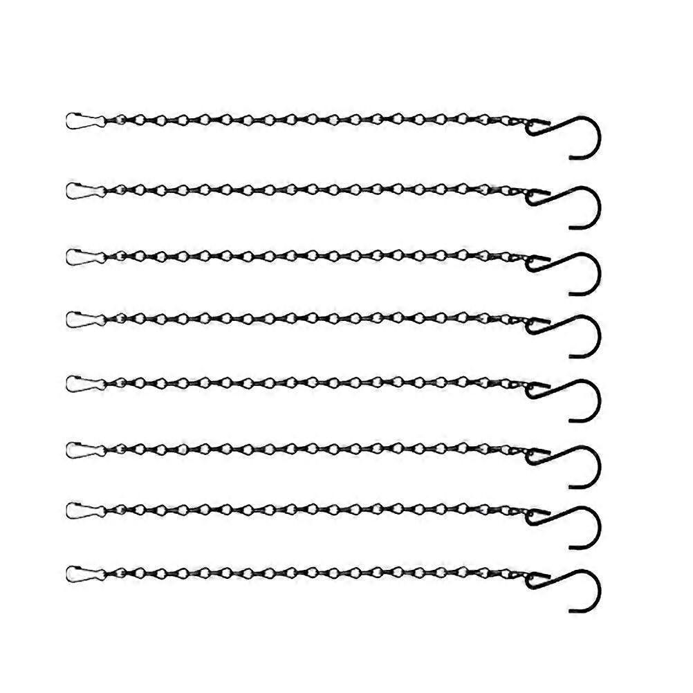 Hanging Chains 8 Shape Iron Chain For Planters Flower Baskets Bird Feeders Lanterns Birdbaths Wear Resistant 8Pcs