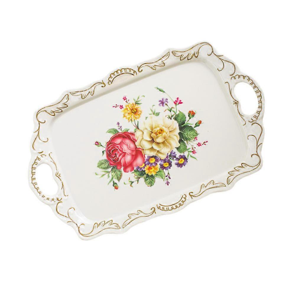 Table Tray Home Use Random Color Smooth Surface Salad Tray 1PC