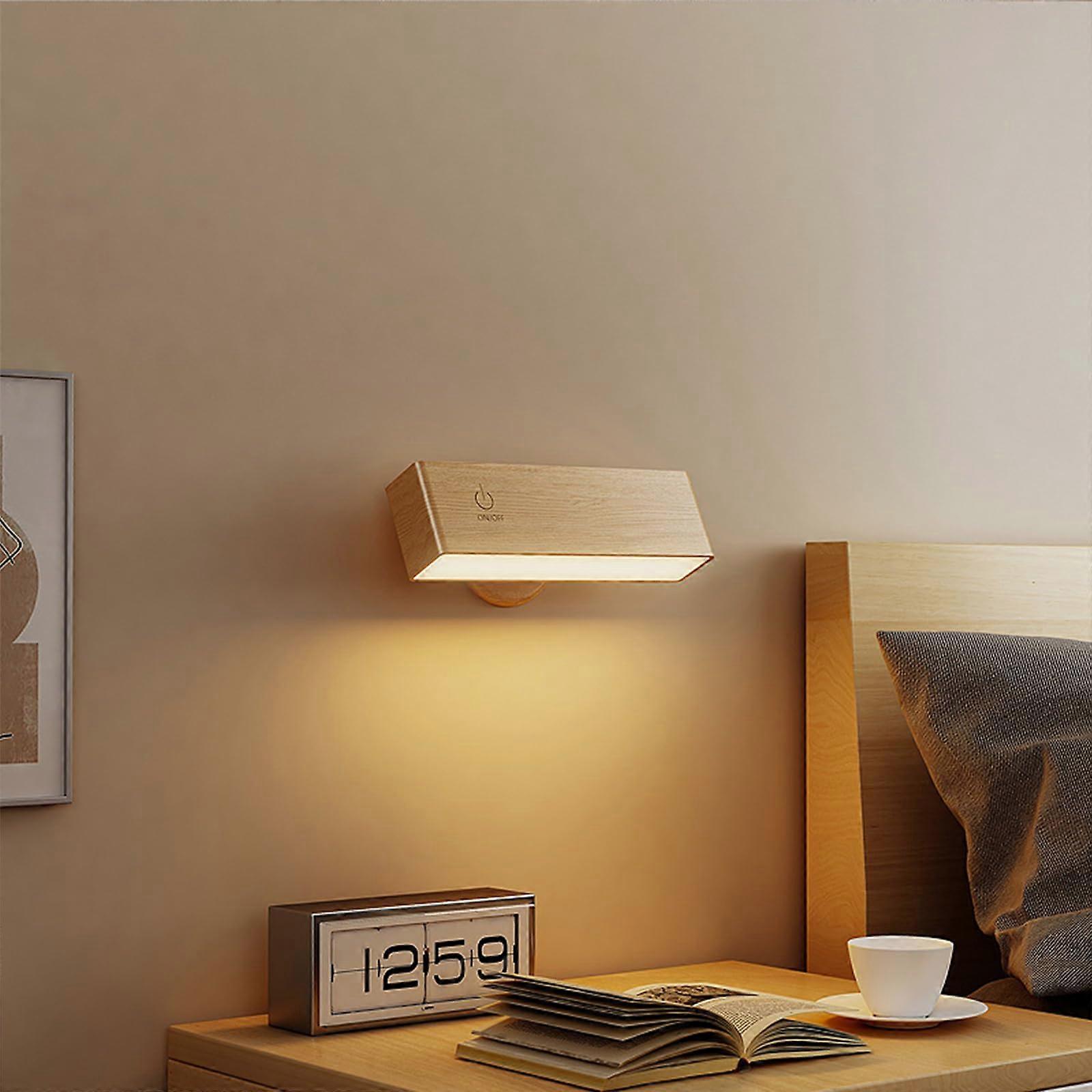 Elegant LED Indoor Battery Wall Light Pack of 2 - Wireless Dimmable Touch Control with 4000mAh Battery and 360° Rotation