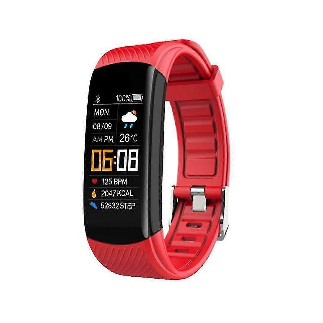 متتبع اللياقة البدنية ، ساعة ذكية مع معدل ضربات القلب ضغط الدم درجة حرارة الجسم ومراقبة النوم ساعة صحية لهواتف Android iOS للرجال والنساء