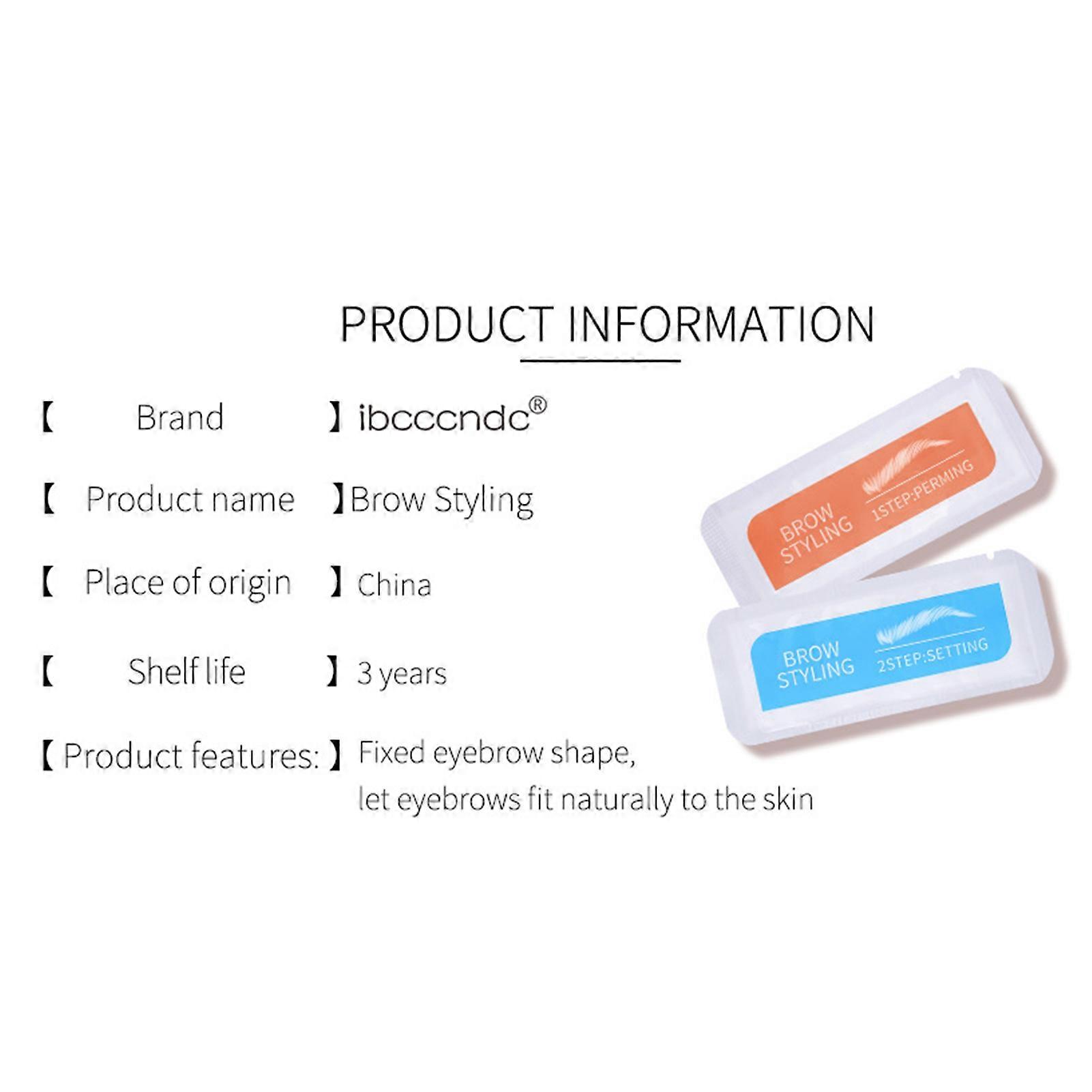 ibcccndc Brow Styling Perming Agent Eyebrow Lifting Tool Kit Disposable Brow Natural Shape