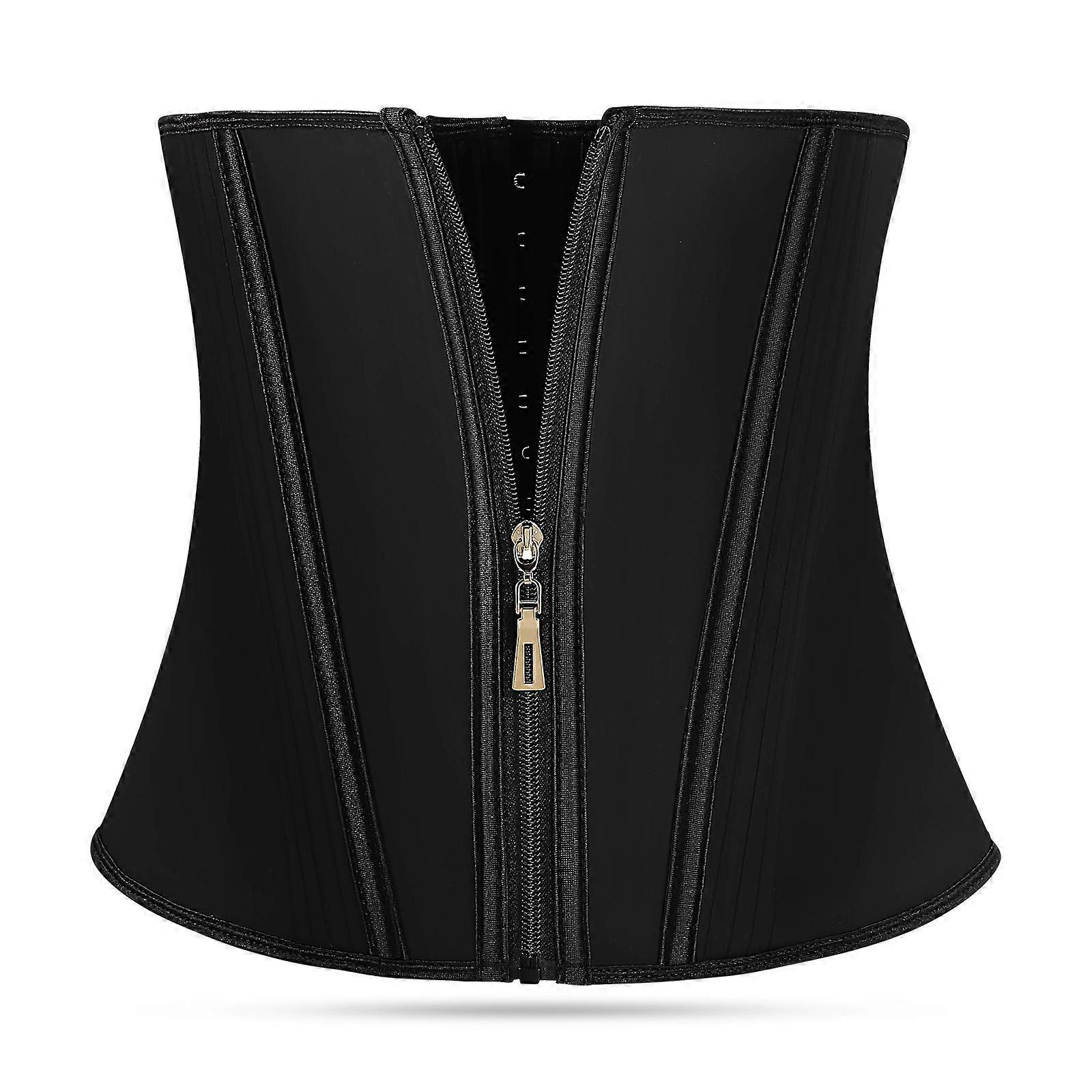 Body Waist Trainer For Women Waist Cincher Black 3XL Shaping Curves Fine Stitching 1Pack