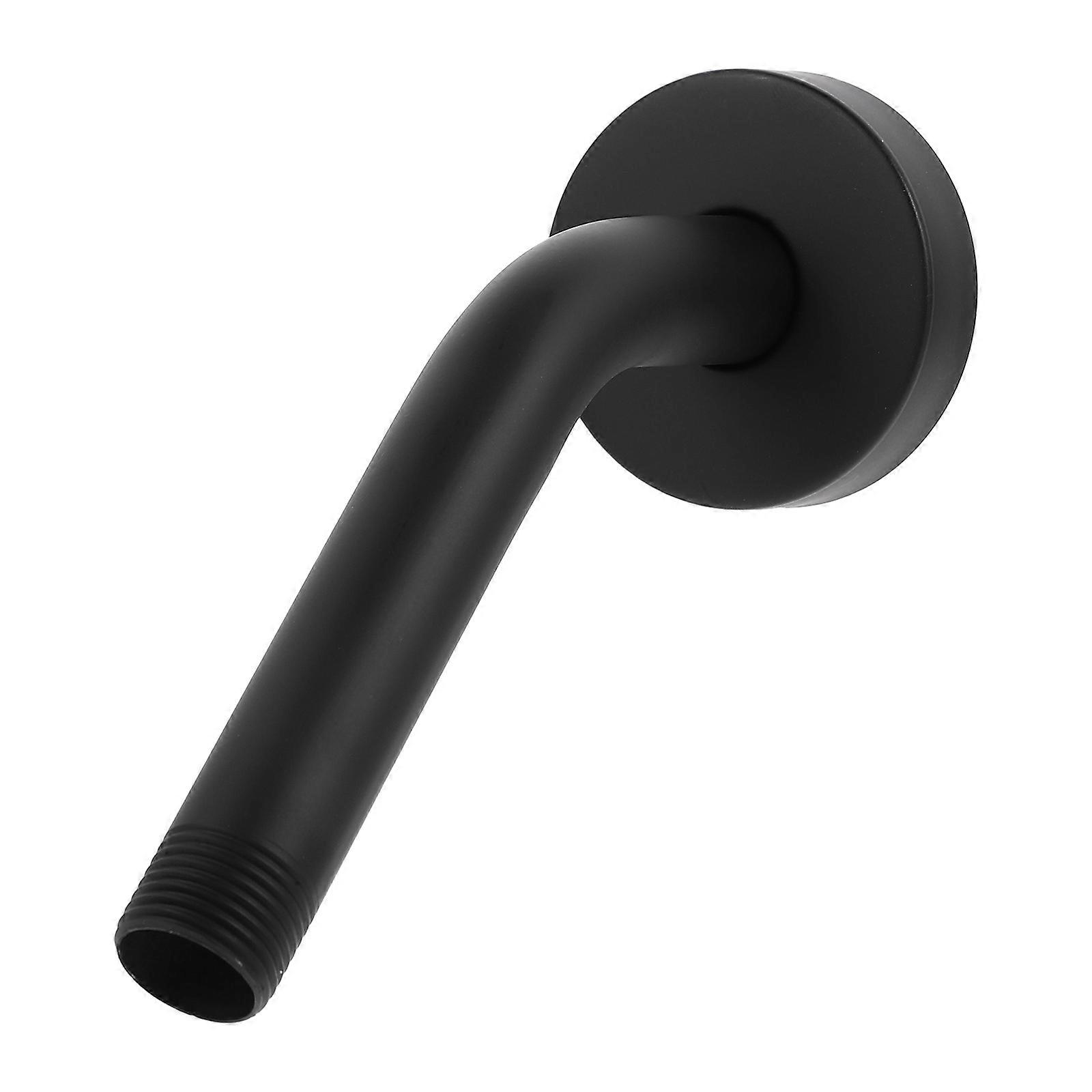 Bathing Bracket Shower Arms Round Shape Brushed Style Bathroom Installation 1 Set