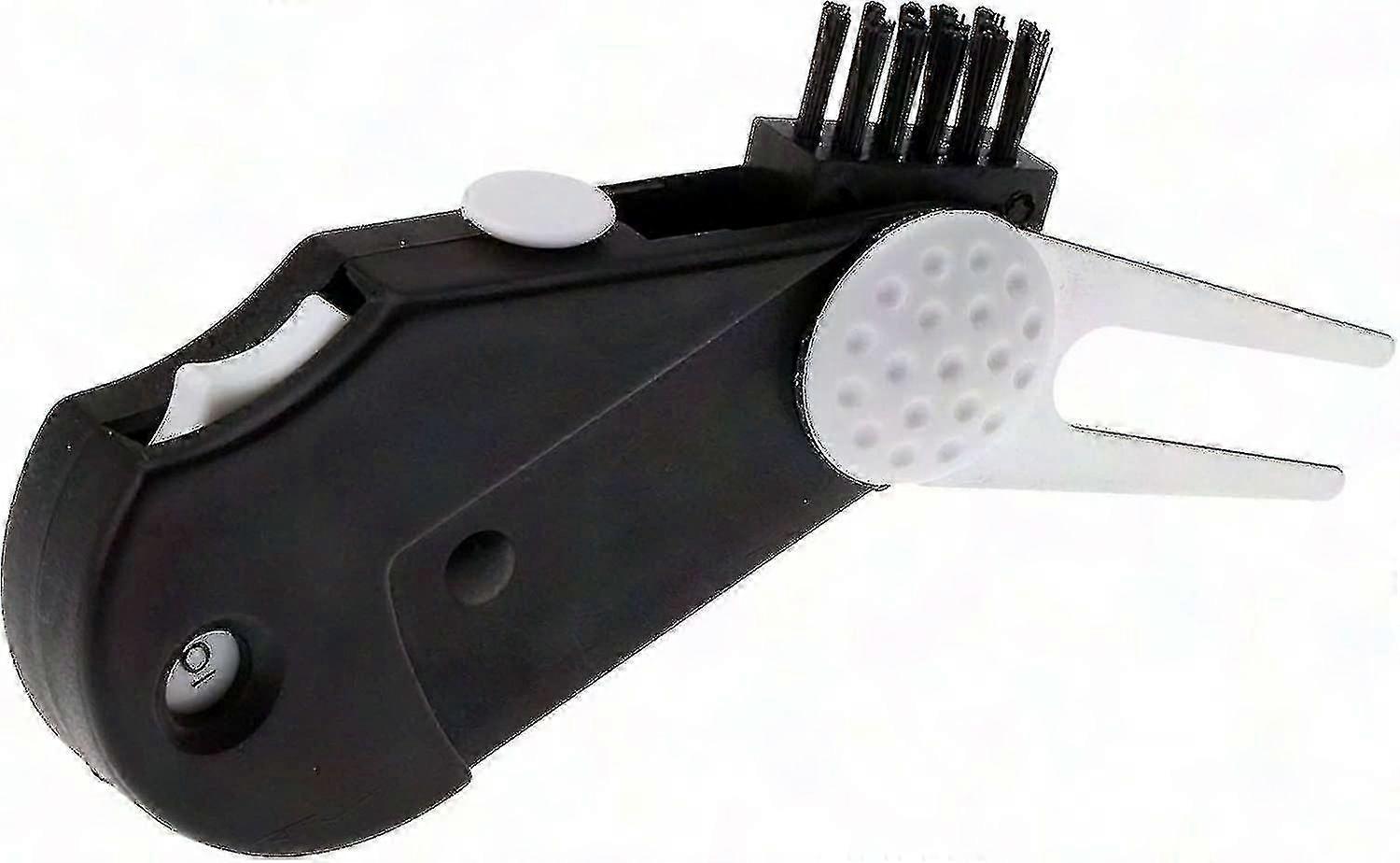 Golf Accessory Kit with Brush, Ball Marker, Score Tracker, Groove Tool & Clips