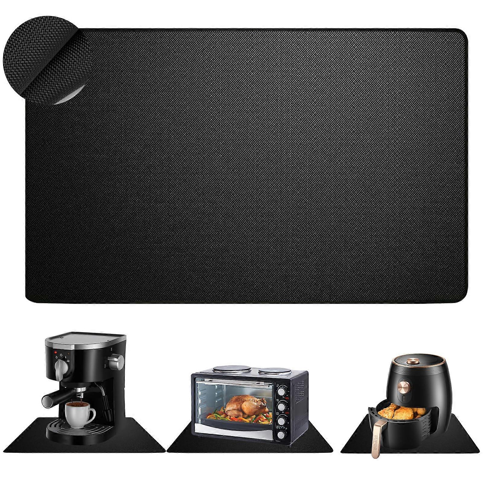 Fireproof Underlay For Ceramic Hobs, Oven Protective Mat 70x50, Silicone Grill Mat, Coffee Machine Floor Shield