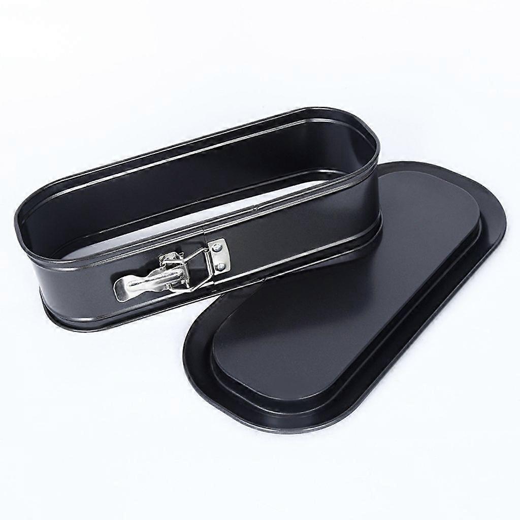 Rectangular Cake Springform Pan 31.5 x 12.5 x 8.5 cm Cut-proof Square Cake Pan with Enamel Base