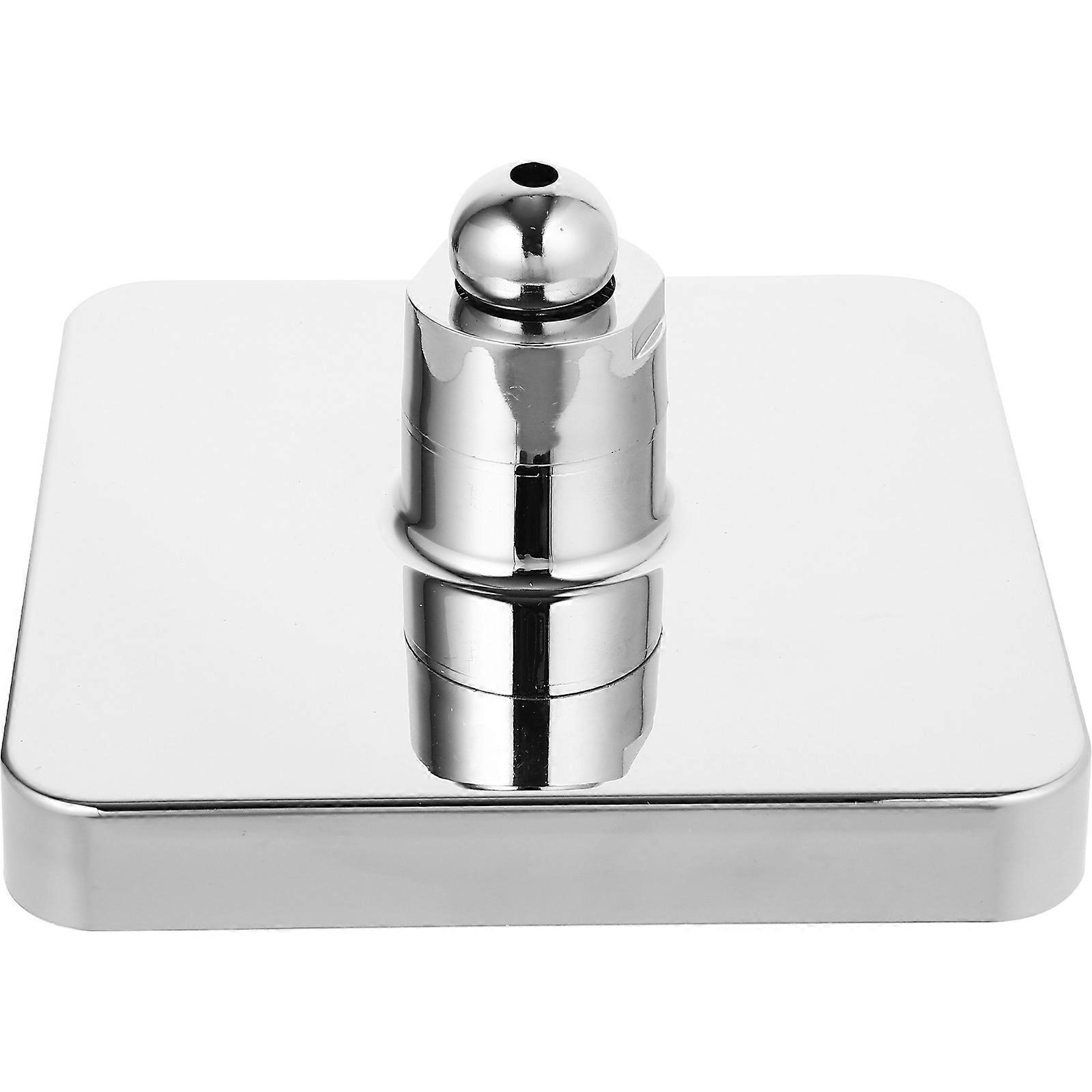 Safe Bathing Square Abs Color Changing Showerhead 6 Inches 1Pcs