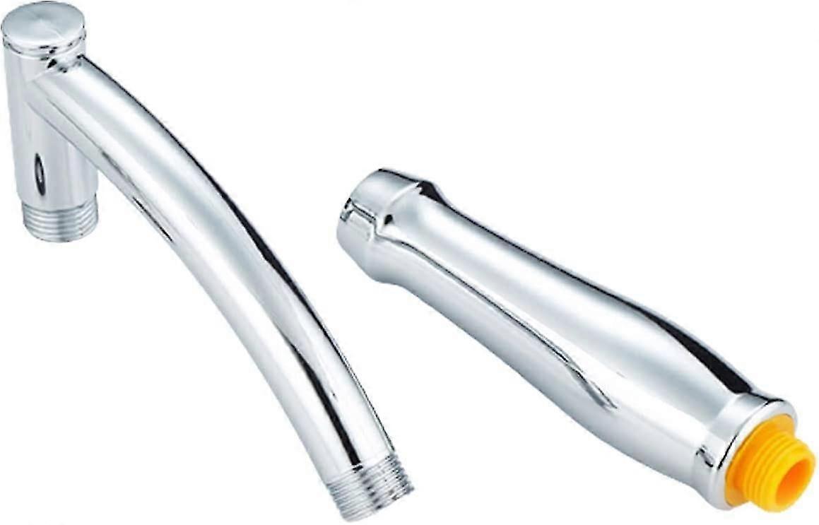 Adjustable Shower Extension Arm Abs For Attaching And Extending Shower Head 1pc (silver)