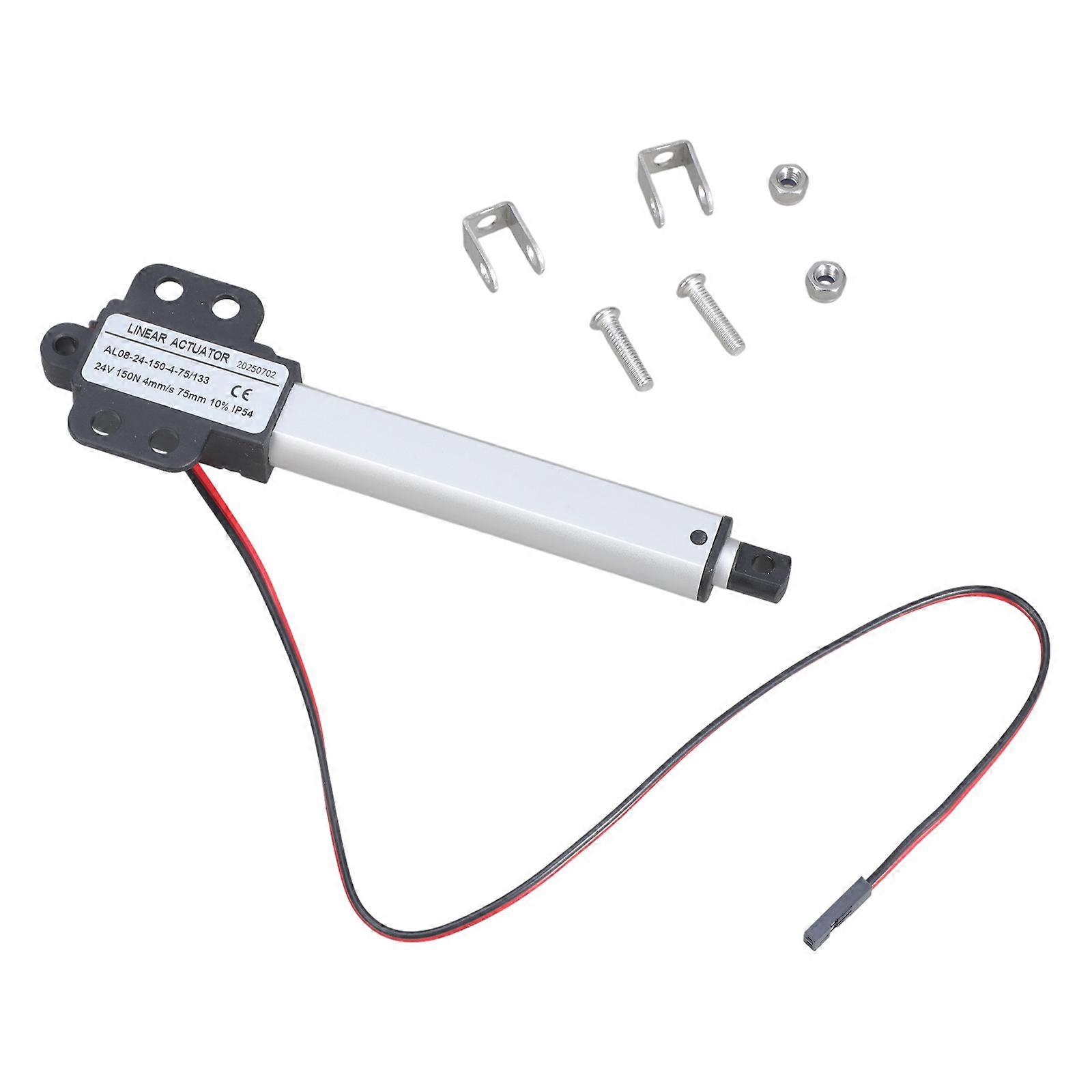 24V 4mm 150N Small Electric Linear Actuator Telescopic Small Motion Actuator Motor Controller for Sofa Robot Table