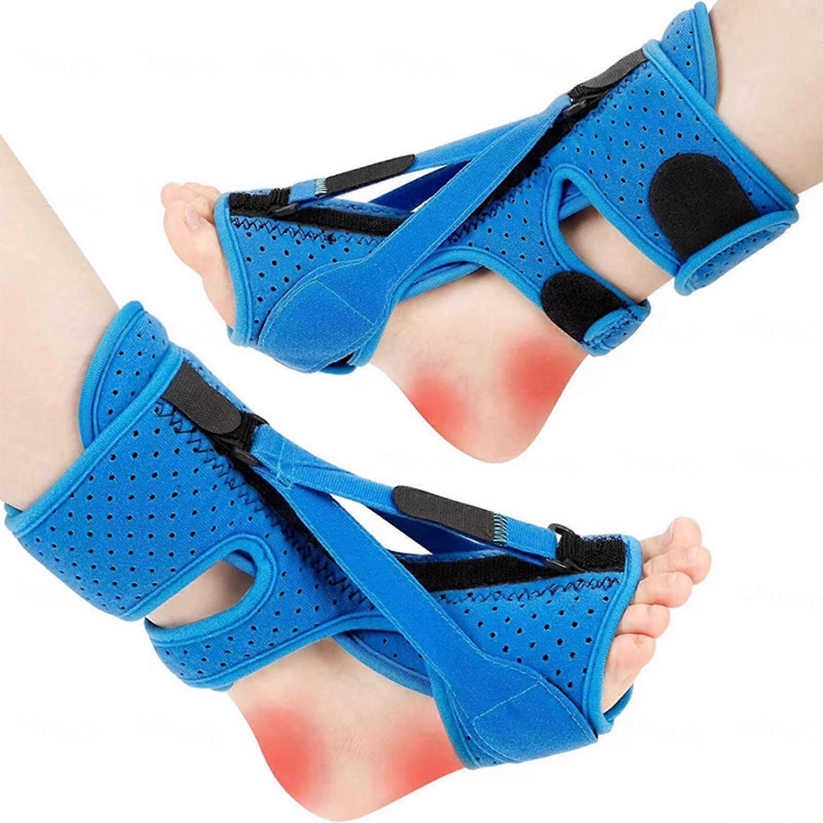 Plantar Fasciitis Relief Night Splint, Improved Orthopedic Foot Drop Orthosis, Adjustable Night Splint