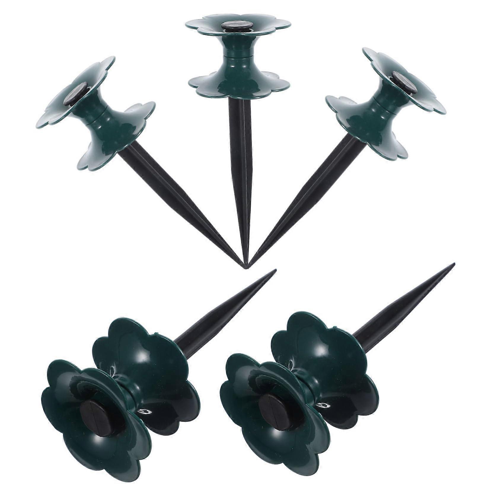 5 pieces irrigation pipe wheel stake for hose guide, hose guide spikes, stakes for hose guide, spikes for hose guide, garden hose stakes