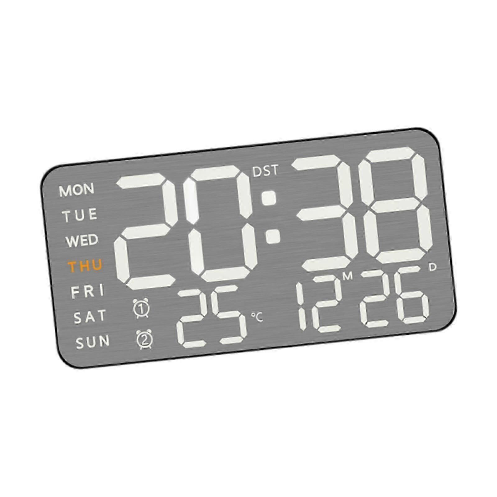 Digital Wall Clock with Week Month Date Display for Office Classroom Bedroom