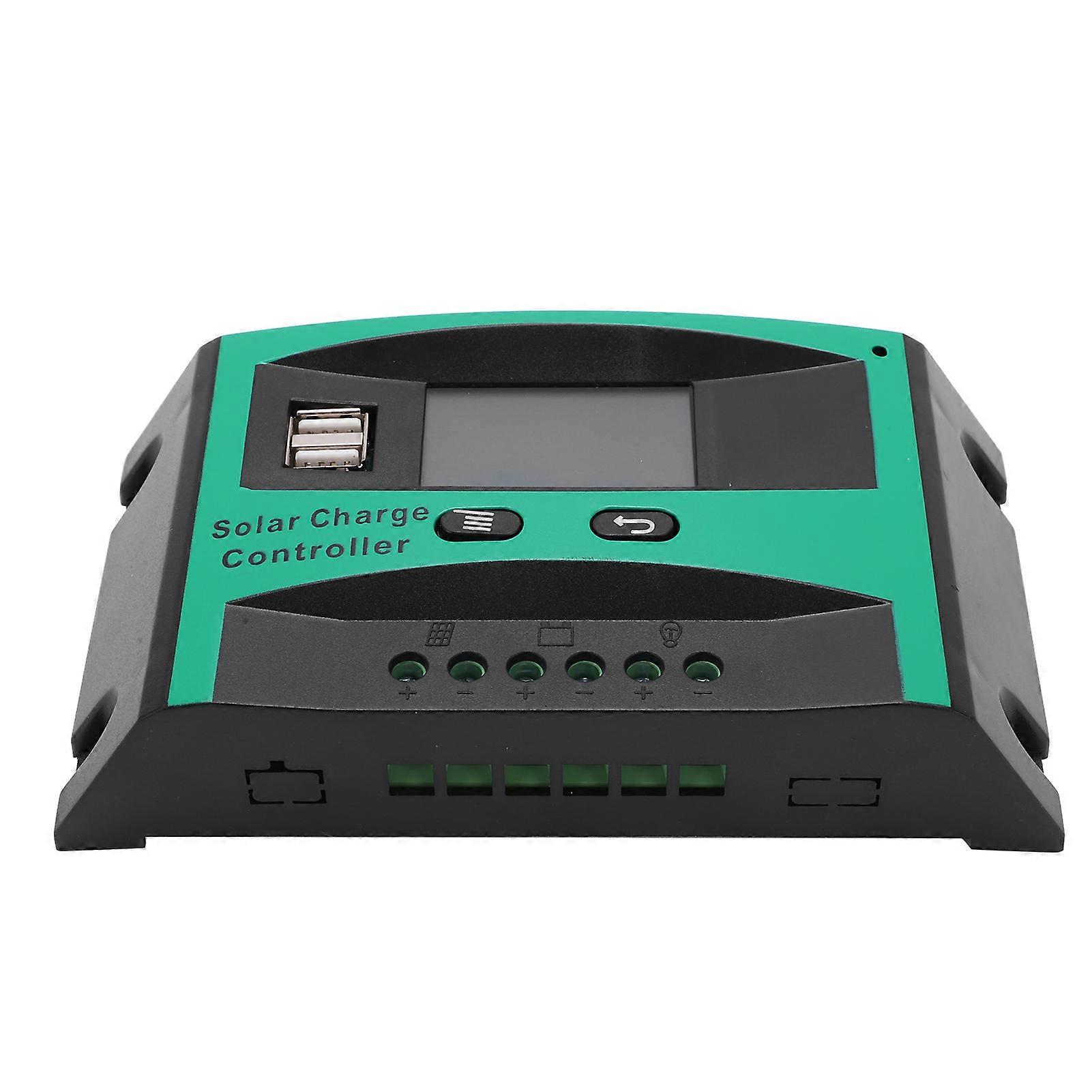 Solar Charge Controller 12V/24V Automatic PWM Dual USB Port for Photovoltaic Street Light20A