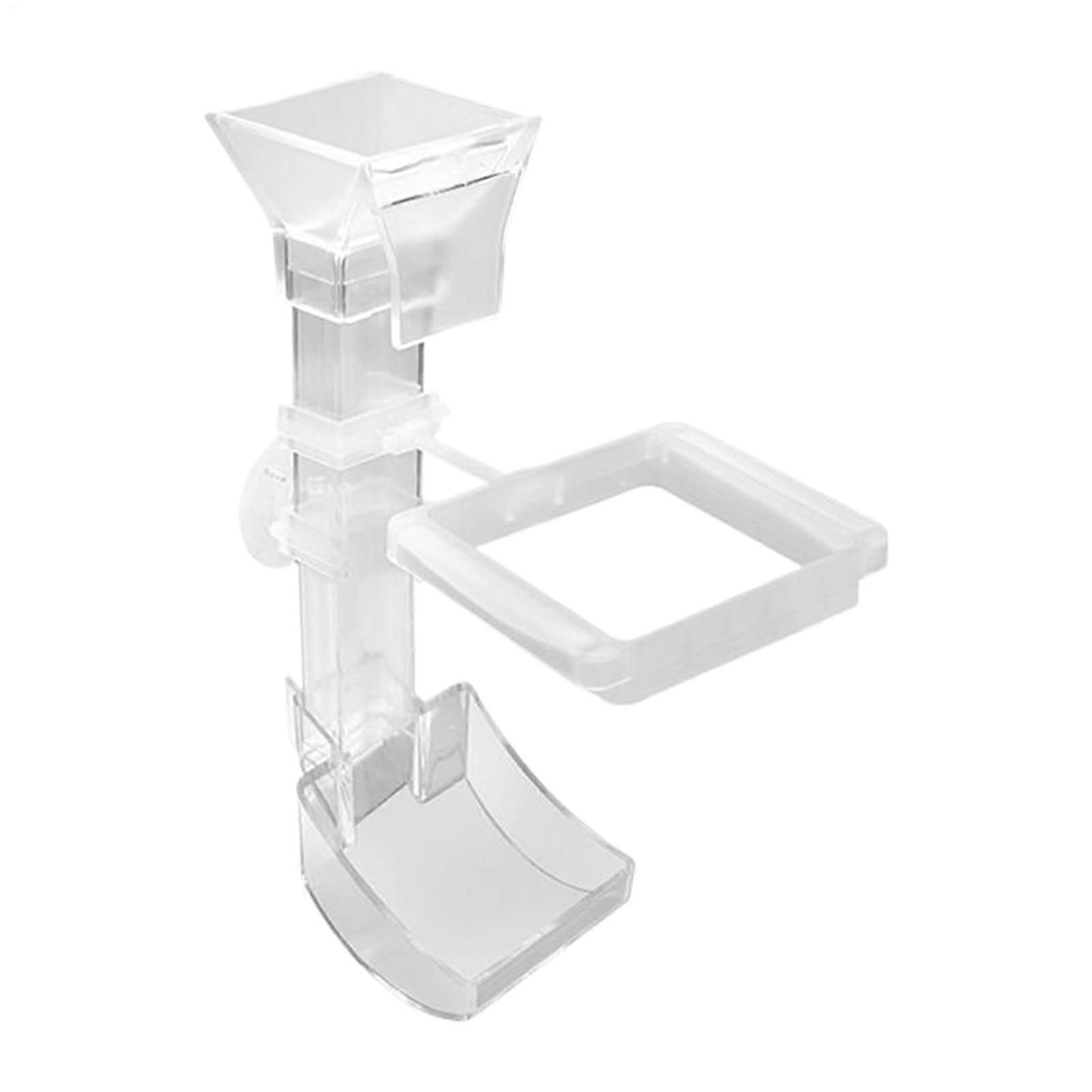 Aquarium Fish Feeder - 17cm Transparent Feeding Tube Accessory for Betta Fish, Pond, Home and Garden Use