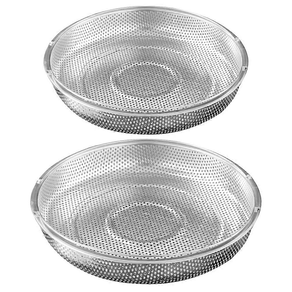 2pcs Reusable Steamer Basket with Handle Convenient Food Steaming Rack