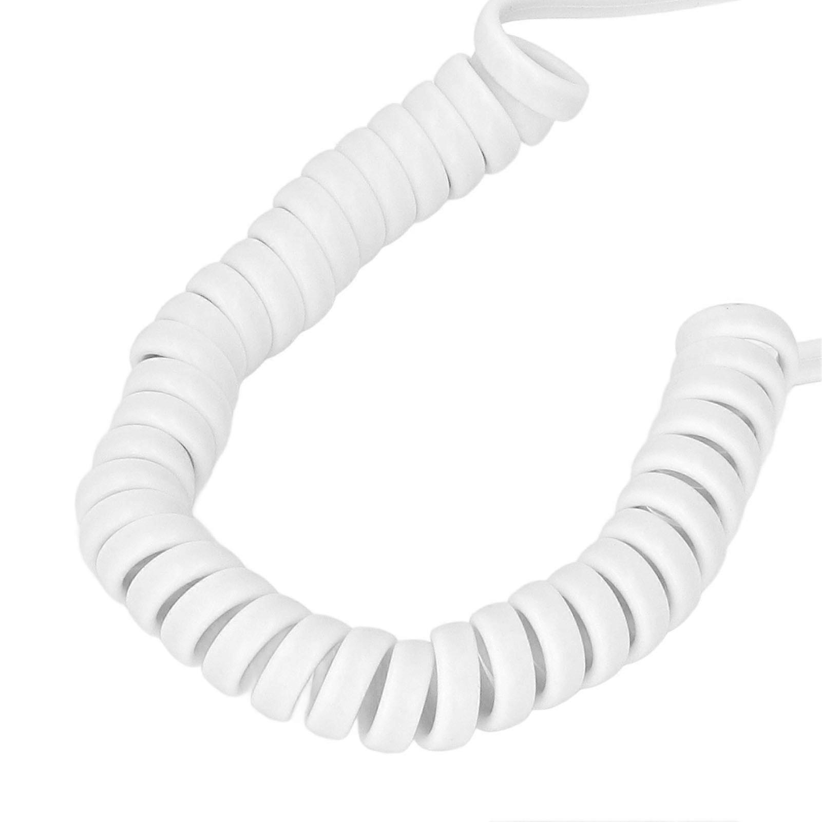 Retro Phone Handset Multifunctional Radiation Proof Clear Sound Wireless Mobile Phone Telephone Handset for Home Travel Office White