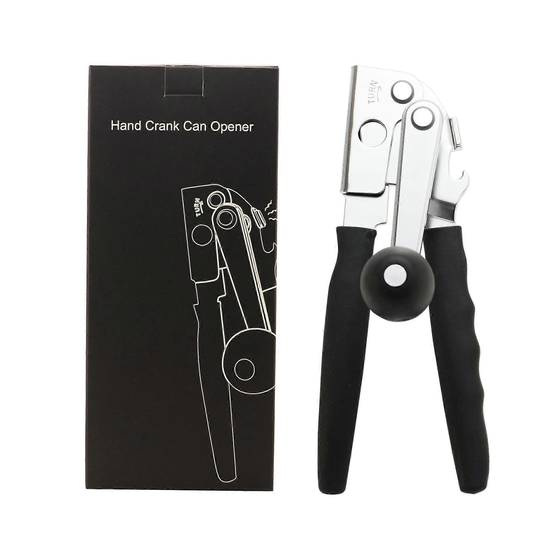 Easy - Use Commercial Hand Crank Can Opener | Heavy Duty, Extra - Long Comfort Handles & Oversized Knob, Perfect for Large / Big Cans