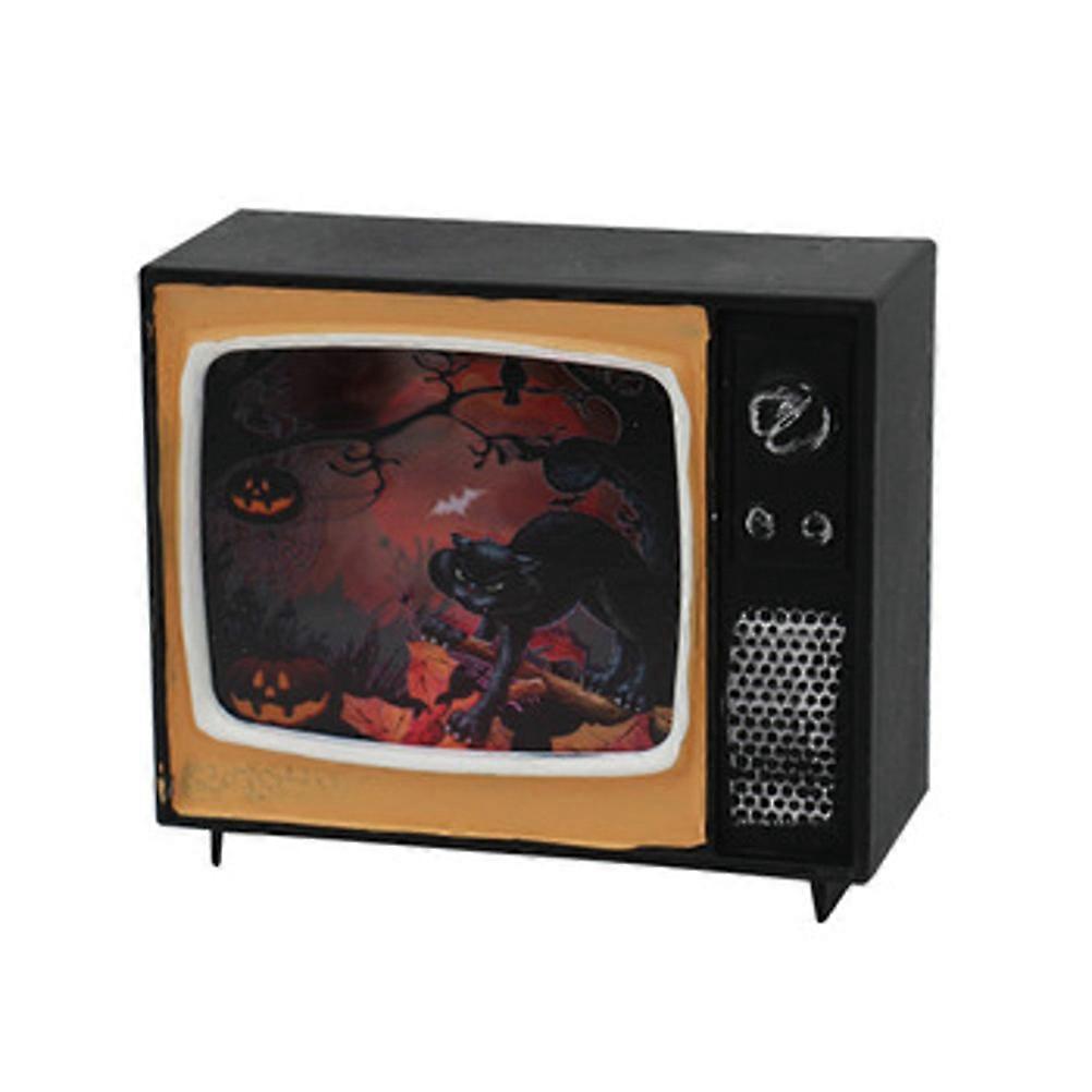 Chat Led Lumière Rétro Design Tv Forme Décor De Chambre Effrayant Pour Salle Secrète Multi 1Pack