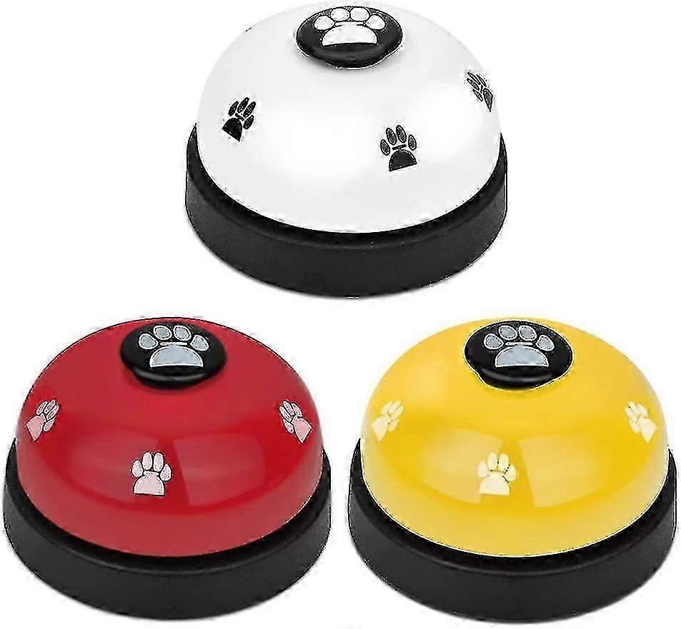 جرس تدريب الكلاب ، مجموعة من 3 أجراس تدريب قعادة الحيوانات الأليفة جرو الكلب ، أجراس تدريب الكلاب للباب قطة صغير ، جرس تدريب الكلاب للخارج ، تفاعلي