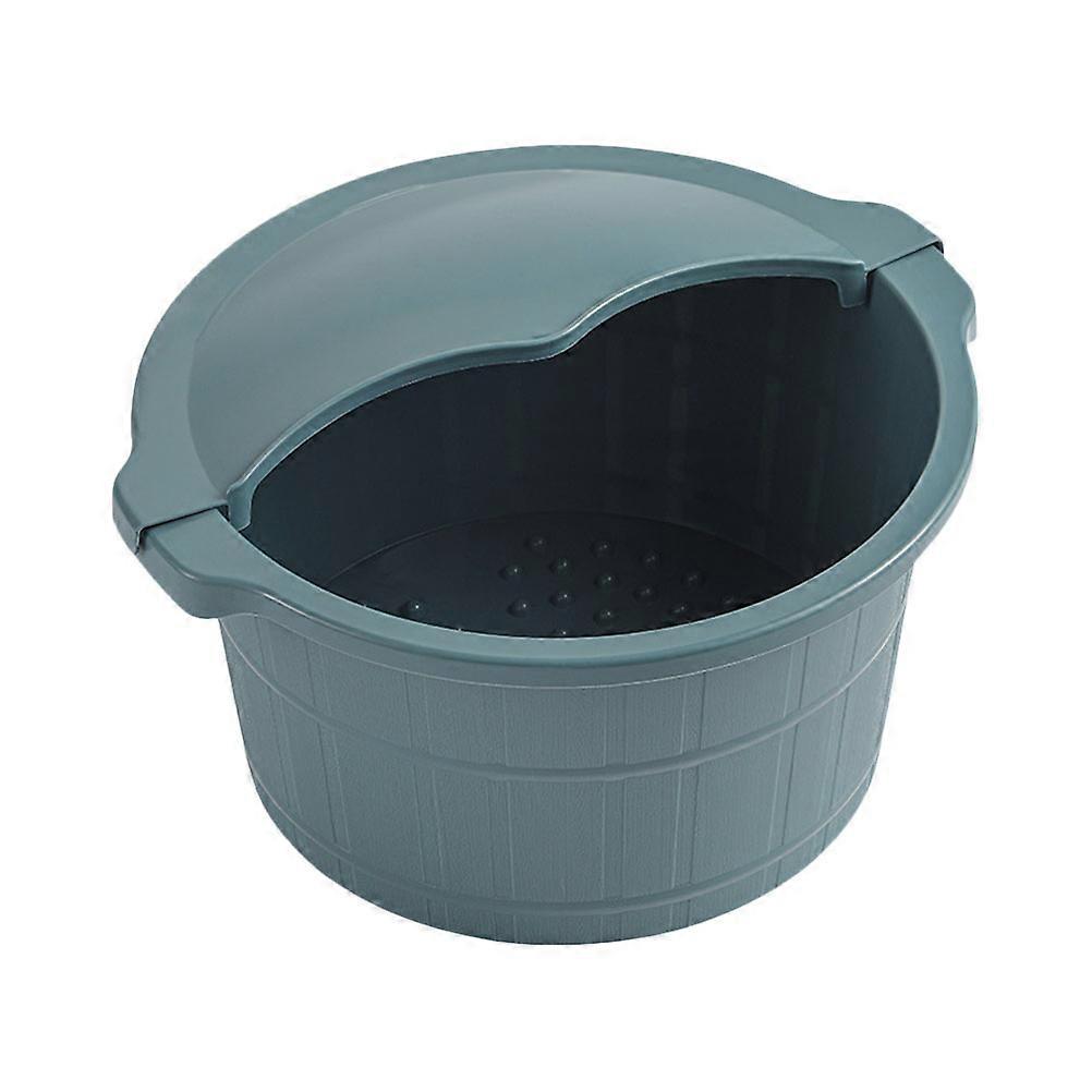 Durable Foot Basin For Soaking Feet Thicken Household Foot Bucket With Lid Relaxing Comfort 1Pcs
