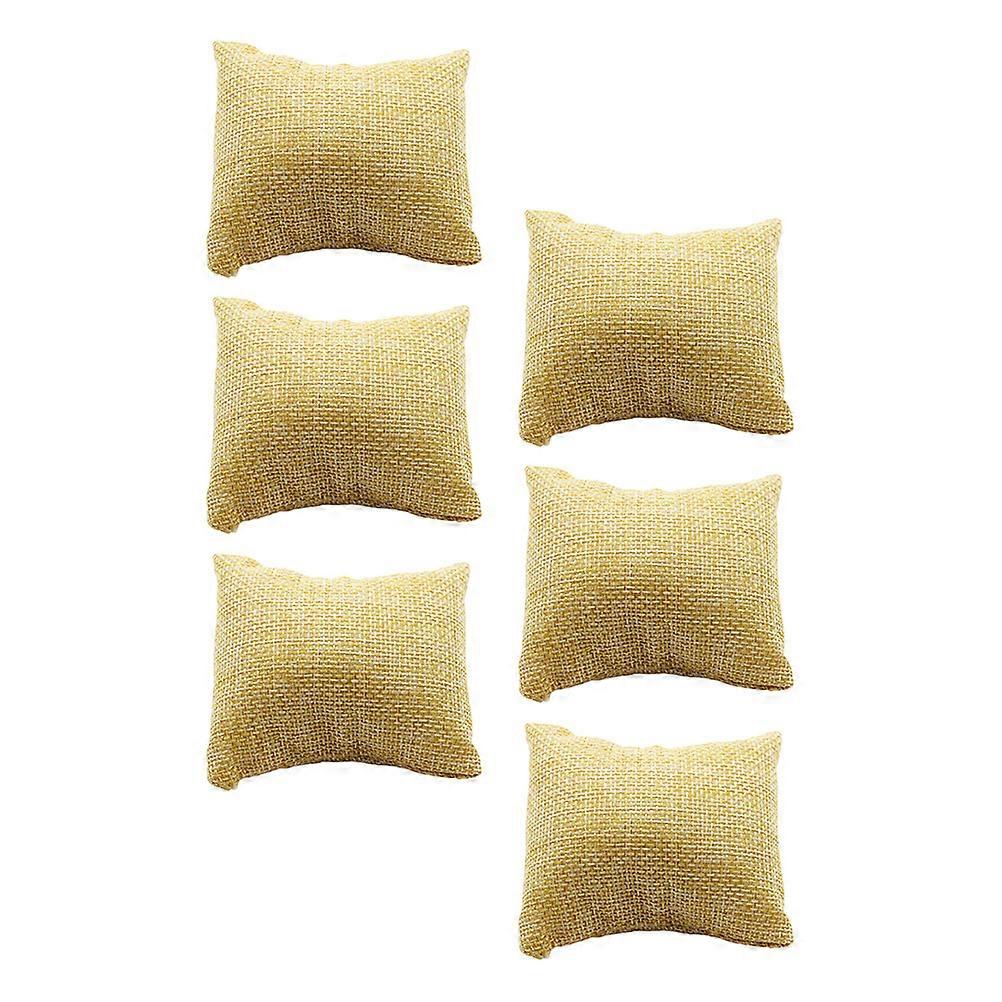 Watch Box Pillow Square Delicate Jewelry Display Home Store Trade Shows 8X8CM Cotton 6Pcs