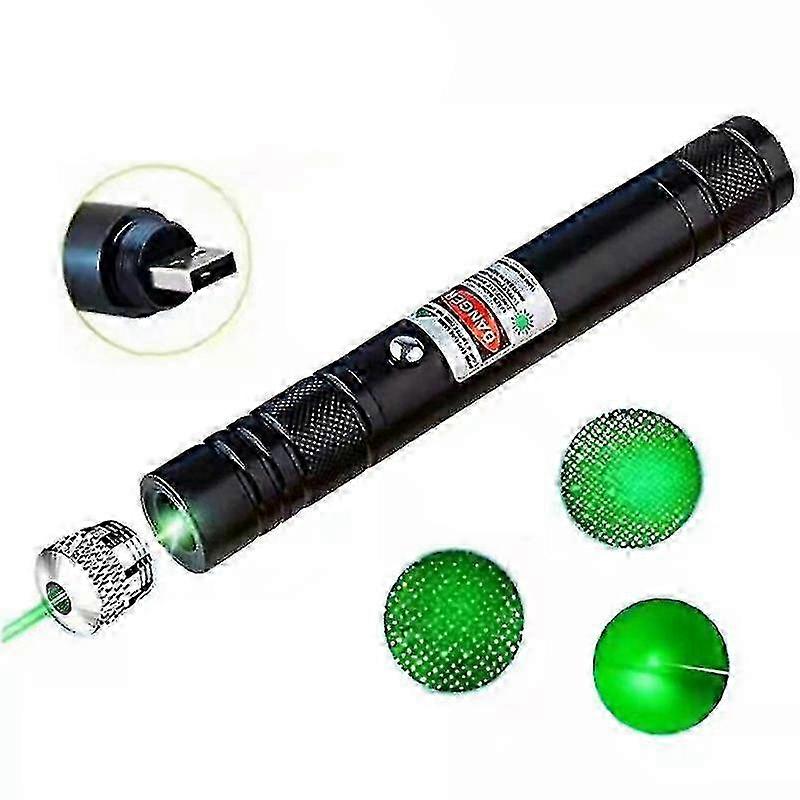 High Power 10000m 532nm Green Laser Pointer with Adjustable Focus for Sight Gypsophila