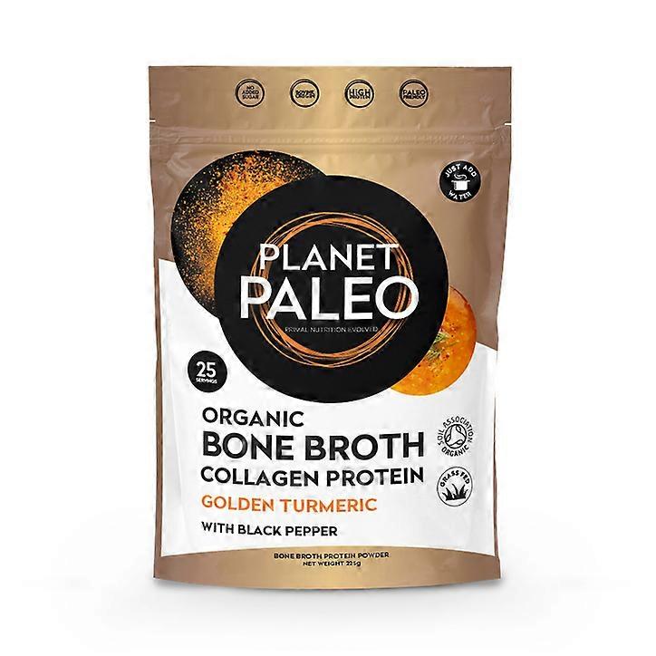 Planet Paleo 有机骨汤胶原蛋白金姜黄 225g