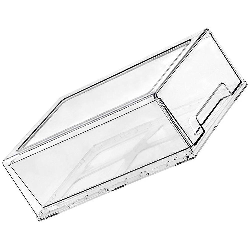 Transparent Plastic Storage Box for Cosmetics and Skincare with Scientific Structure and PET