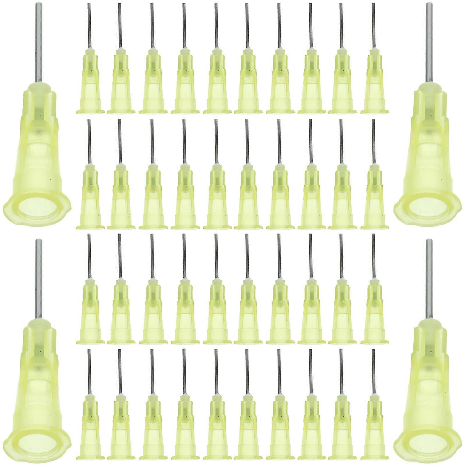 100pcs Precision Dispensing Needles for Glue Applicators – Compatible with Various Dispensers, Wear Resistant, Accurate and Efficient Dispensing