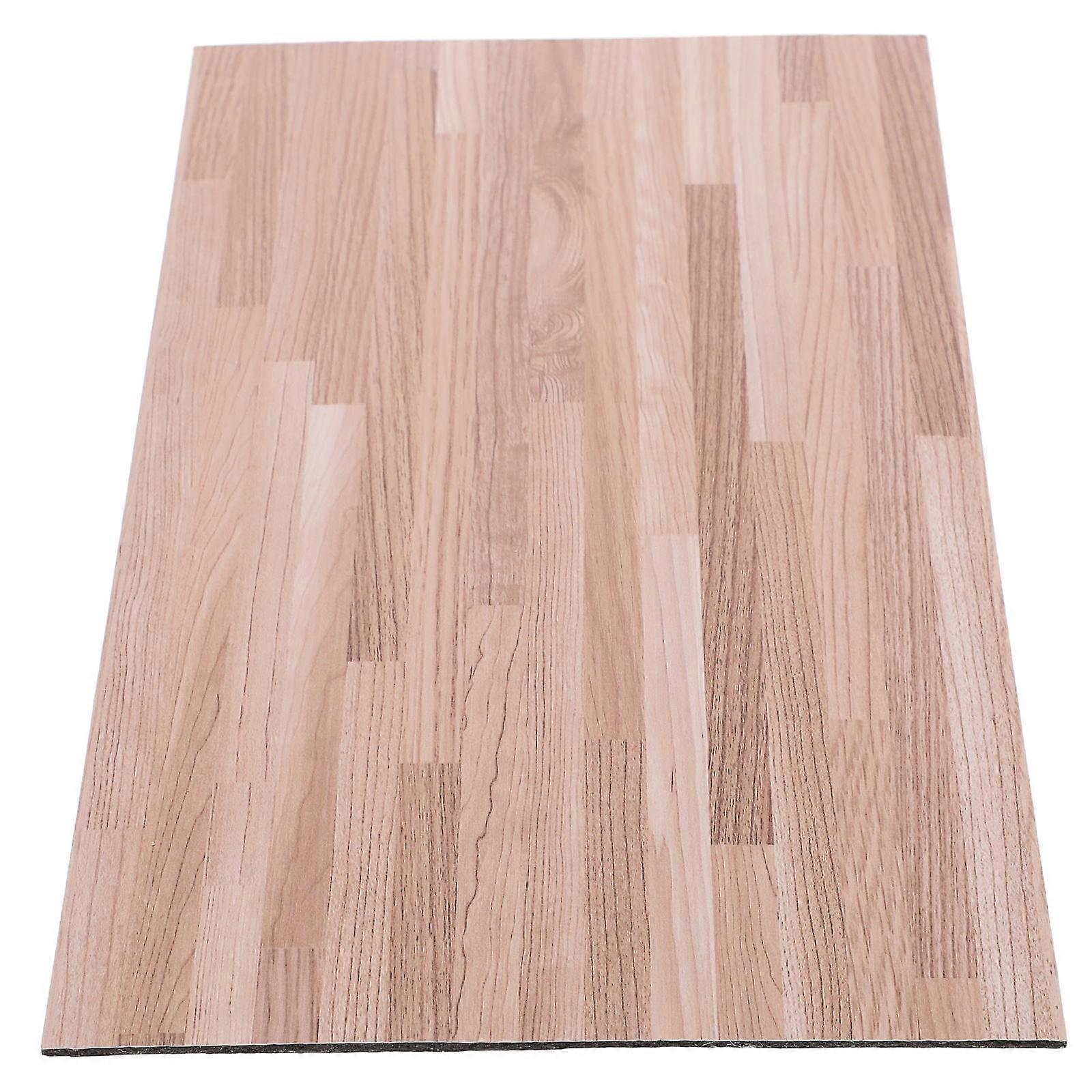 Miniature Doll House PVC Floorboards – Realistic Wood Texture for Tiny House Accessories, DIY Architecture Models & Miniature Scene Decorations, Deep