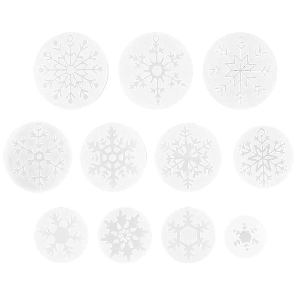 Silicone Moulds For Crafting 11Pcs Snowflake Mold Ideal For Handmade Projects For Craft Enthusiasts Durable Material