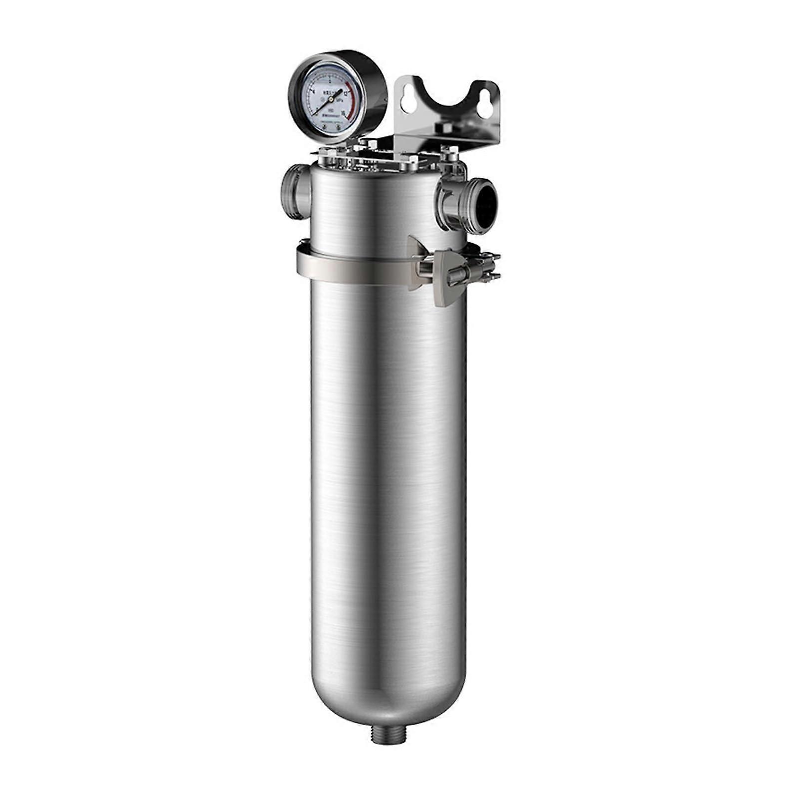 Reverse Osmosis Water Filter 15,000 L Capacity 304 Stainless Steel Pre-Filter Whole-House Large-Flow Clamp UK 6-Point Pipe