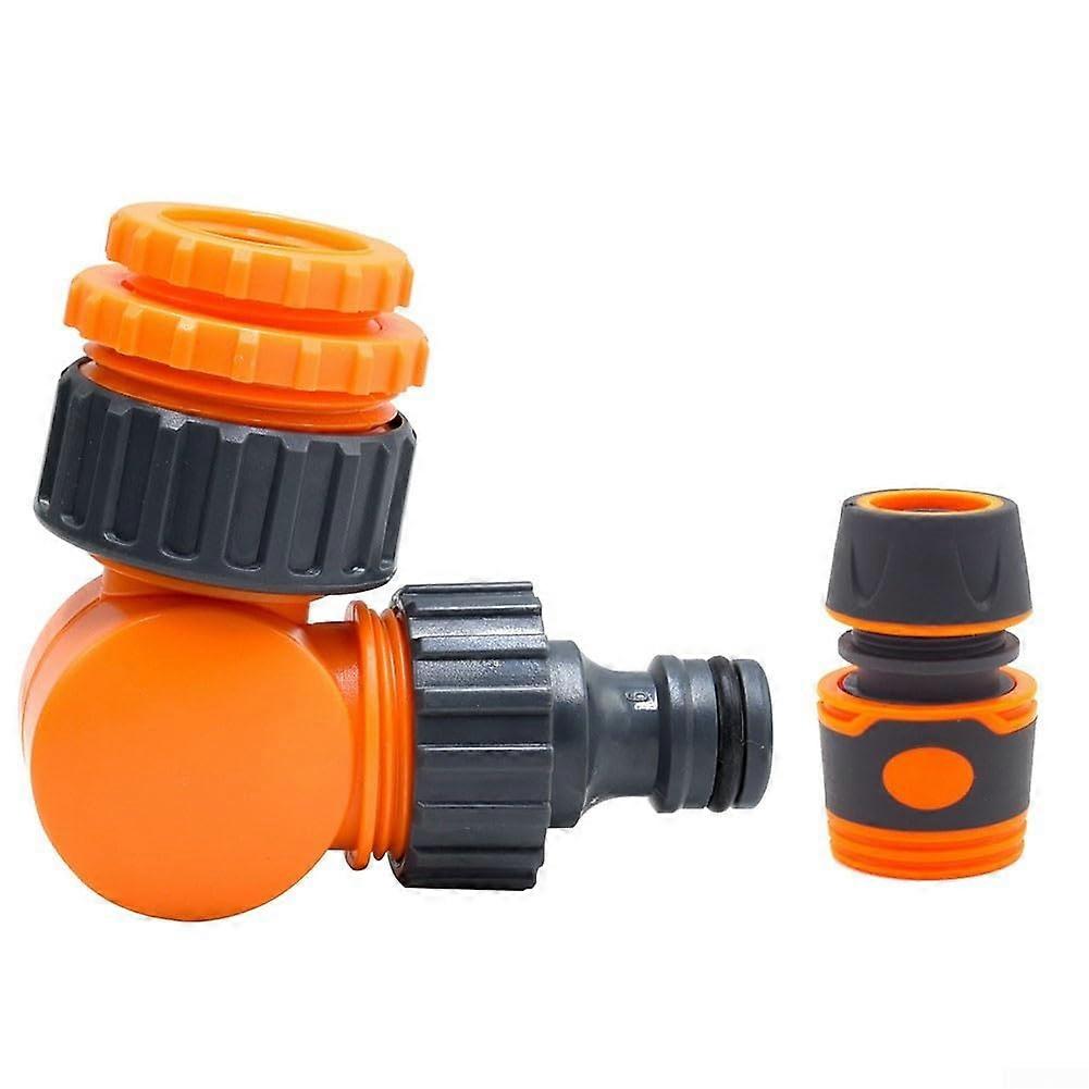 Innovative Garden Hose Connector Faucet Adapter with Click-Lock Mechanism for 1/2 Inch Hose Compatibility