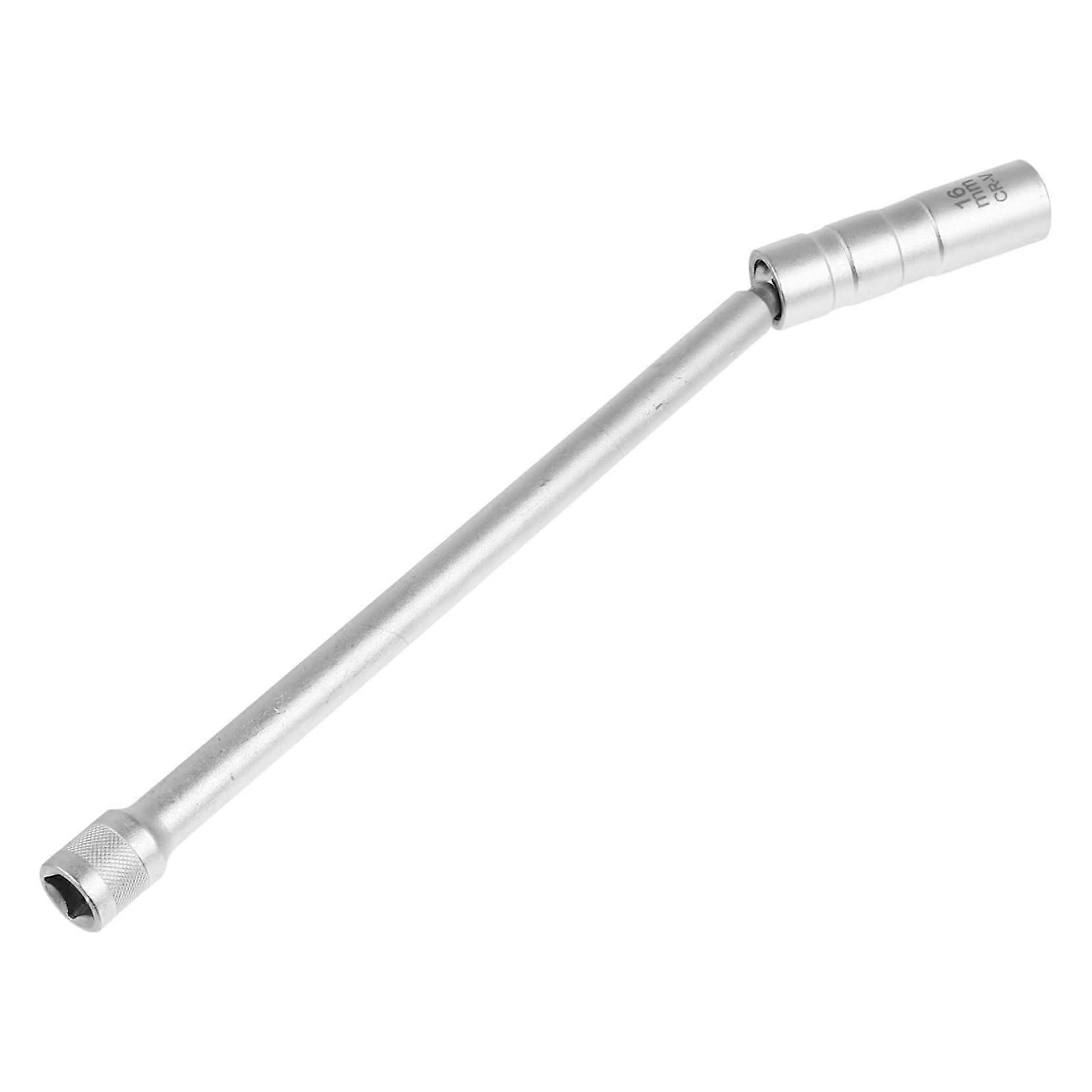 Magnetic Spark Plug Remover Tool for Cars, Durable Silver 30x2.3cm, Easy Spark Plug Extraction, No Damage to Engine Parts
