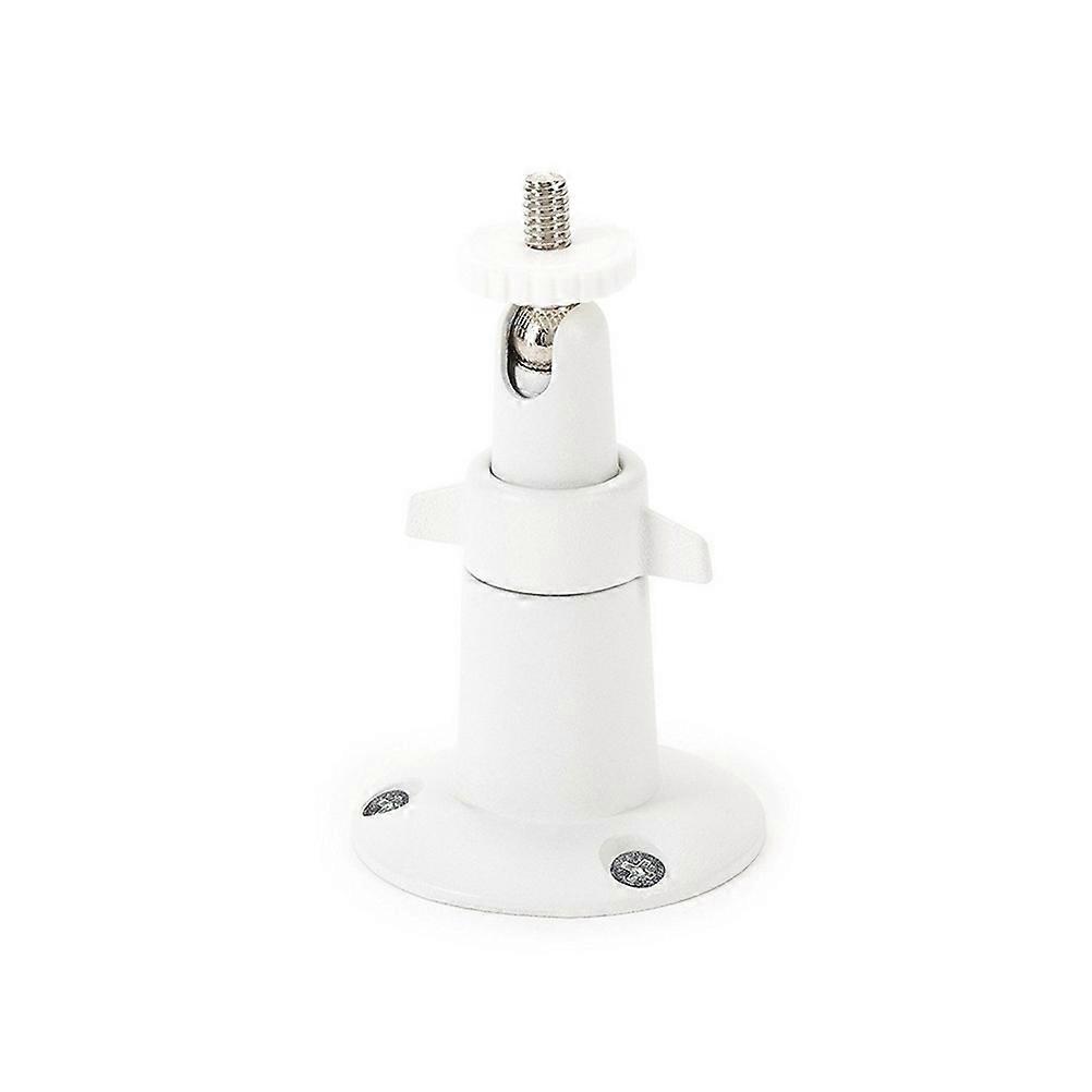 2 Adjustable Wall Mount Brackets for Security Cameras Swivel Tilt Design, Indoor Outdoor Use, Compatible with Pro CCTV and Other Models, White