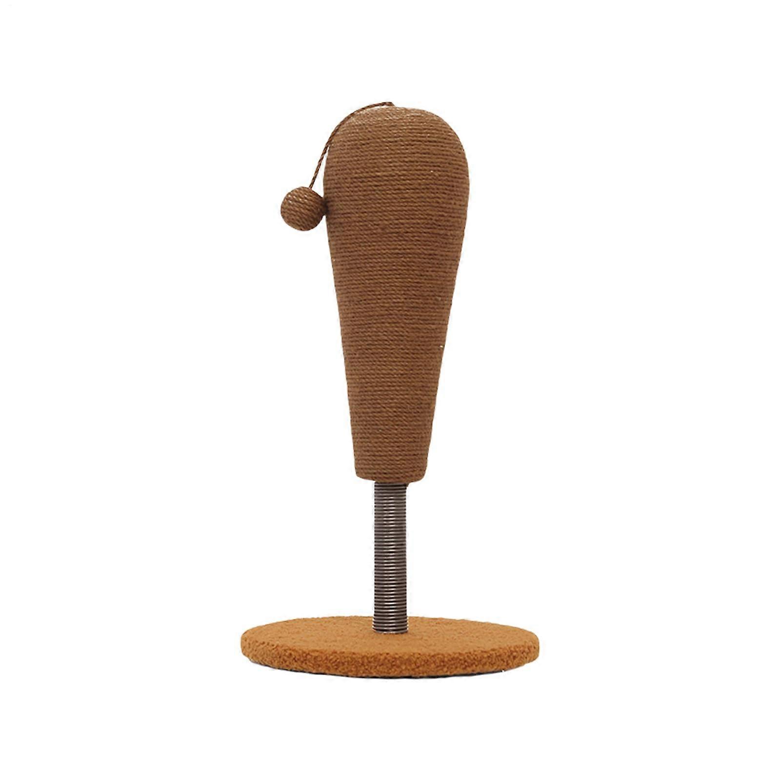 For Cats Sisal Scratching Post with Hanging Ball for Play Area Indoor