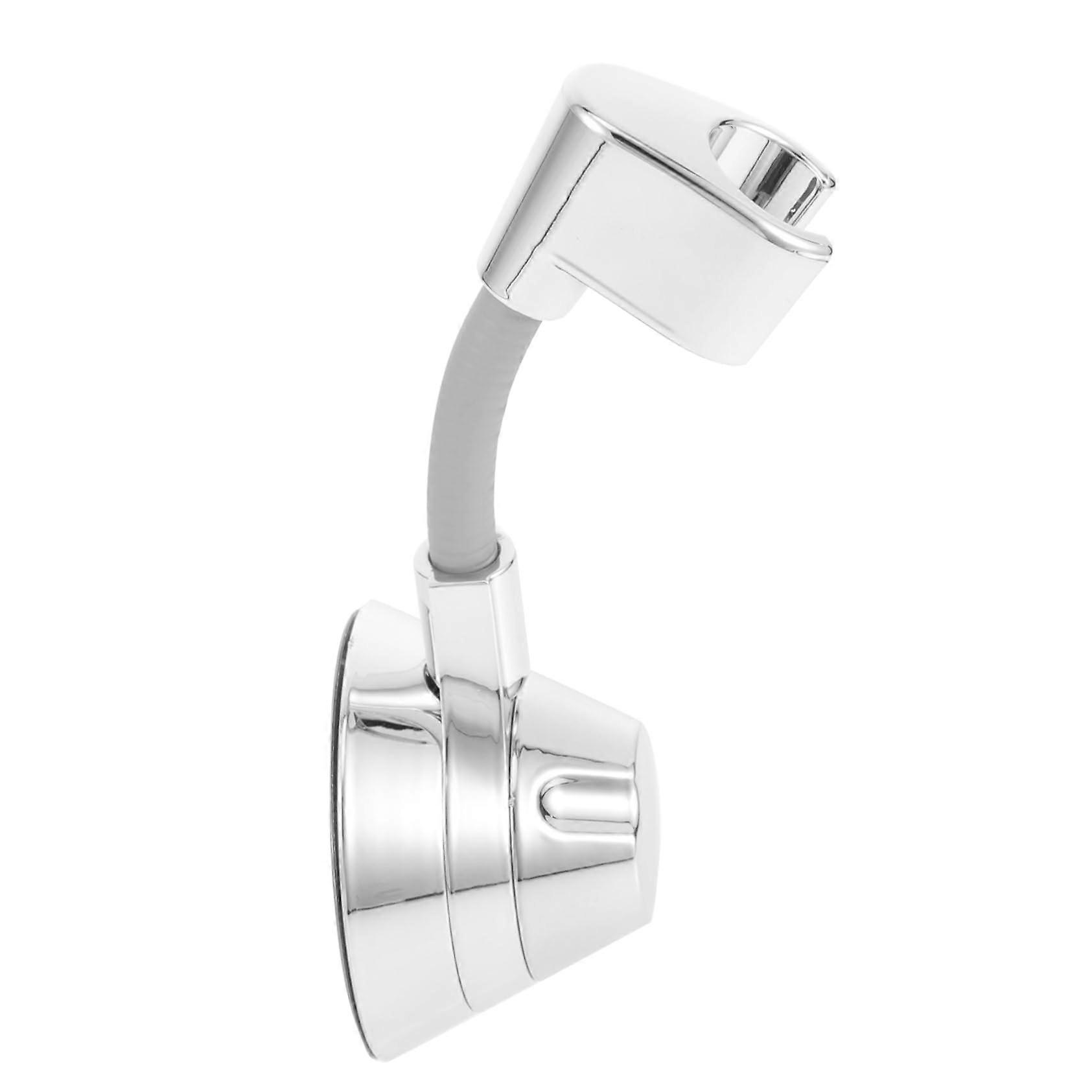 Perforated Shower Holder for Adjustable Showerhead, Rust-Free Stainless Steel Wall-Mounted Bracket, Strong Suction Support