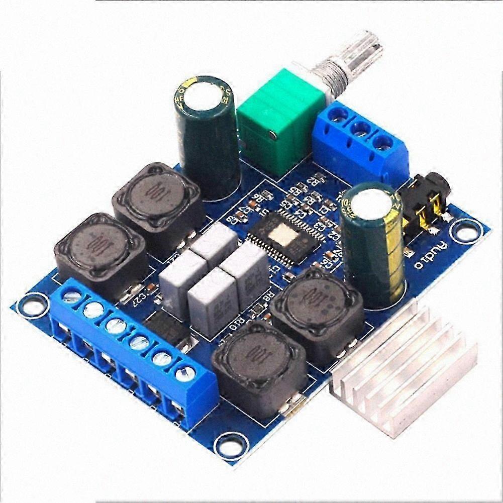 TPA3116D2 50Wx2 Dual Channel Digital Power Amplifier Board 2 CH Stereo High Efficiency Reverse Prot