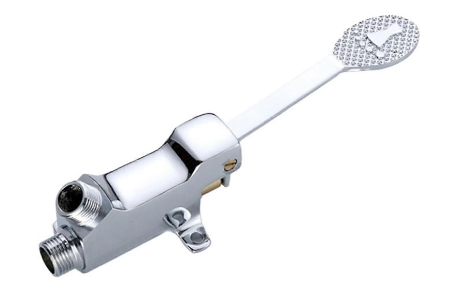 Hot and Cold Pedal Taps Self-Closing Copper Water Faucet for Medical Toilet Laboratory Use Sytl-1 Public Spaces