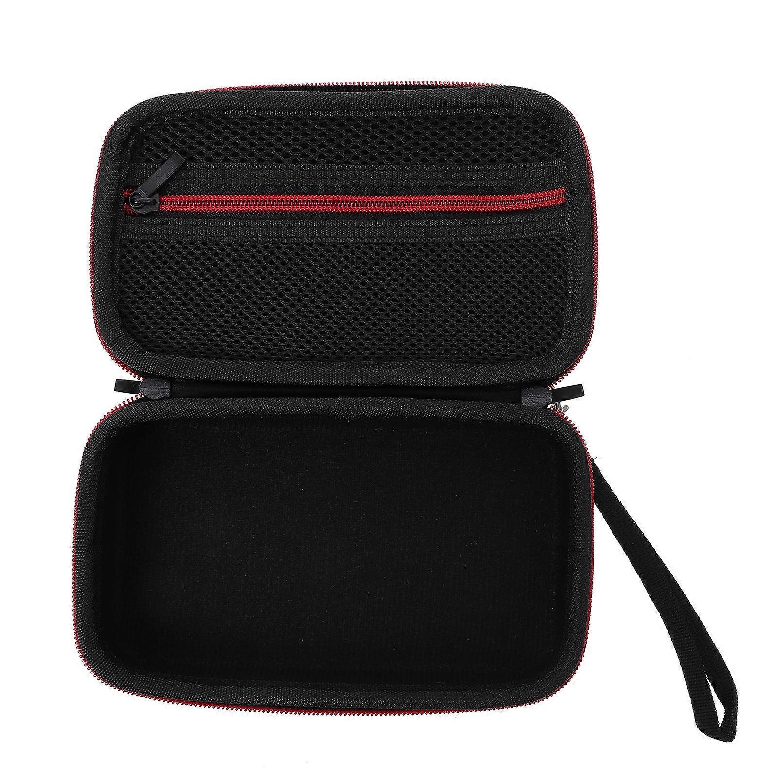 Shaving Case Organizer for Men Travel Use Red Oxford Material with Eva 1Pc